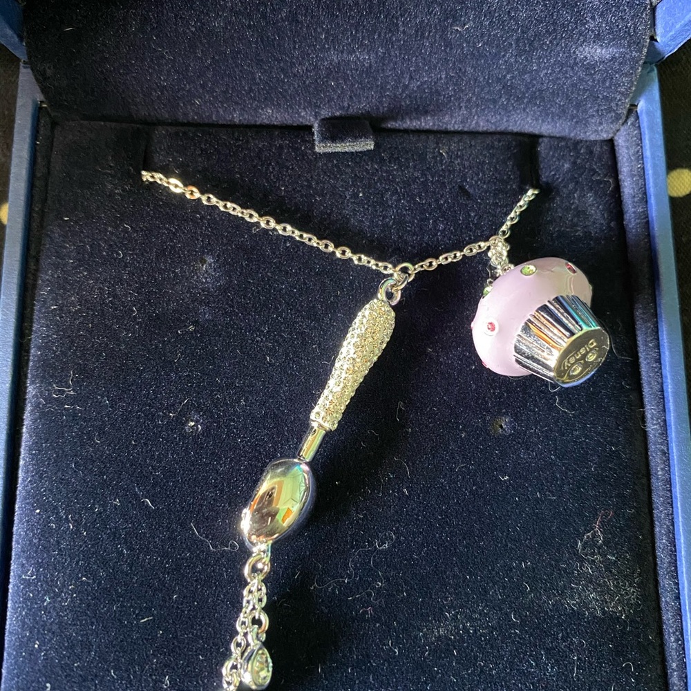 Swarovski Cupcake charm necklace